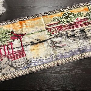Vintage  Scenic Tapestry Wall Hanging